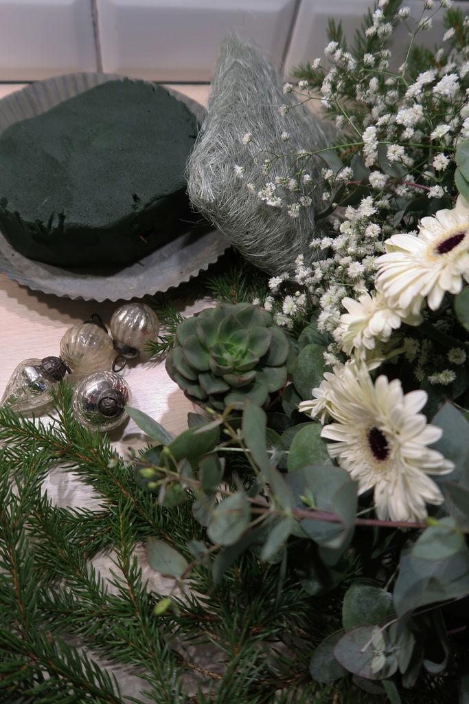 Vinterlig blomsteroppsats